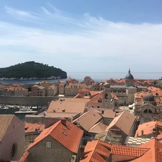 A Postcard From Croatia Dubrovnik Wall