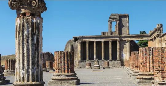 The Forum at the ancient Roman city of Pompeii