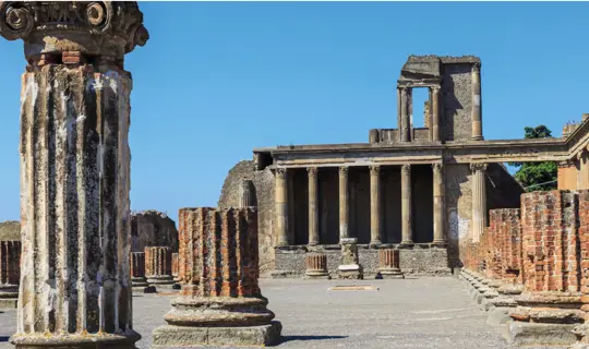 The Forum at the ancient Roman city of Pompeii