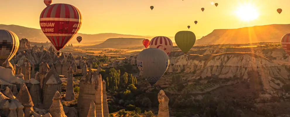 Hot air balloons, Cappadocia, Turkey