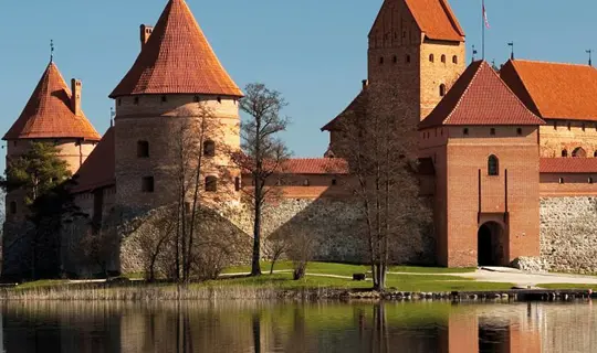 Trakai Island Castle in Lithuania