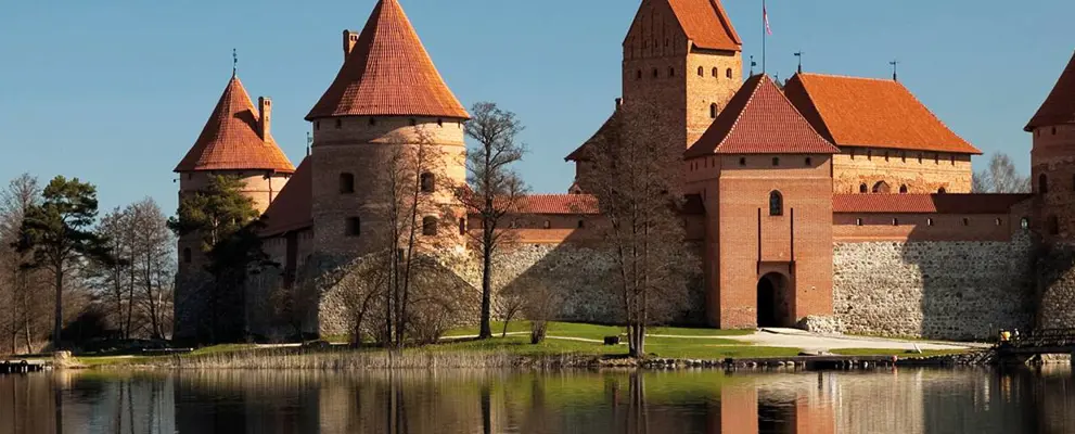 Trakai Island Castle in Lithuania