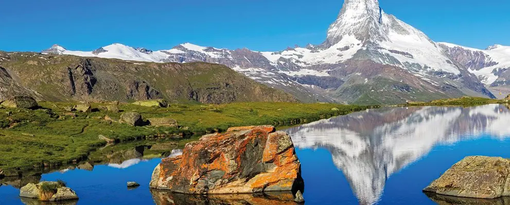 Mountain range in Switzerland