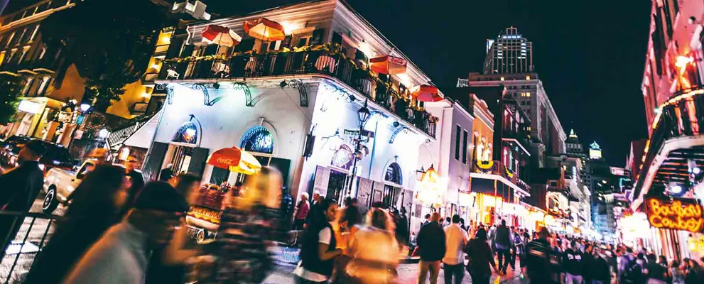 New Orleans at Night, USA