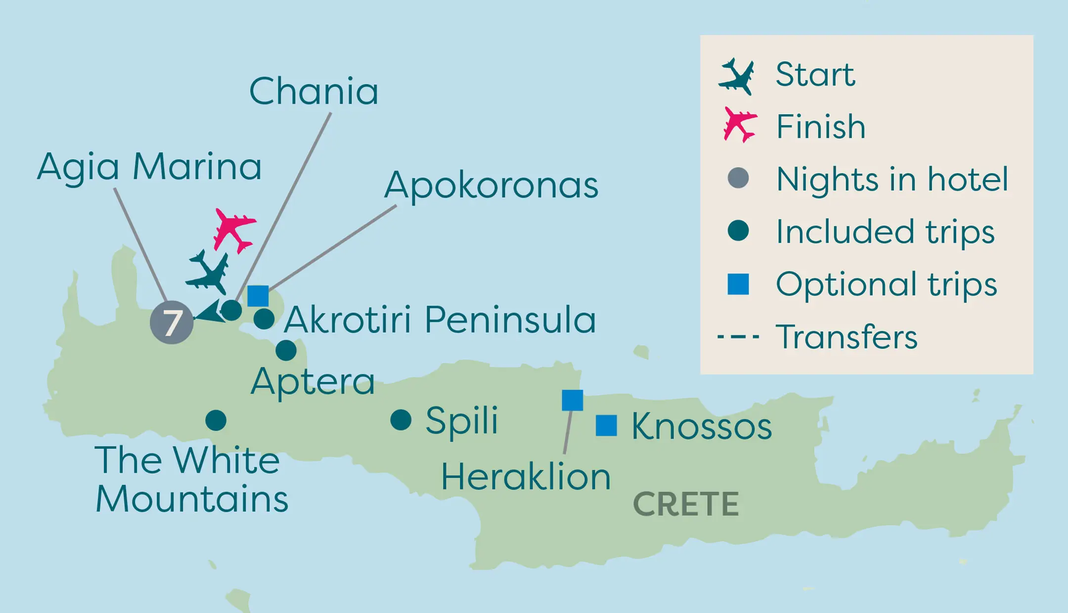 Crete Map