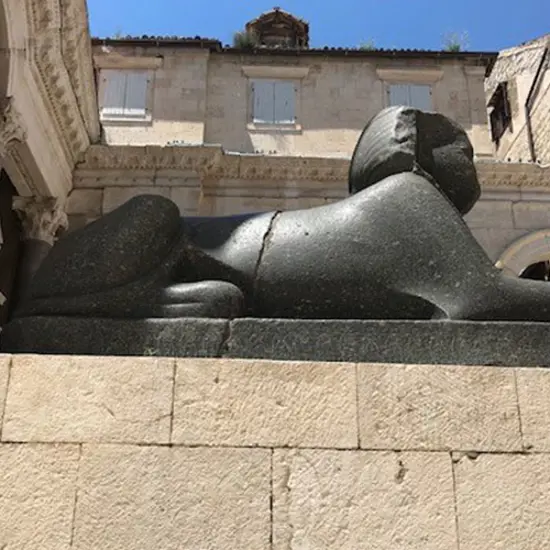 A Postcard From Croatia Split Palace