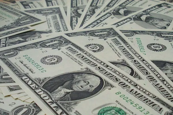 multiple US dollar notes