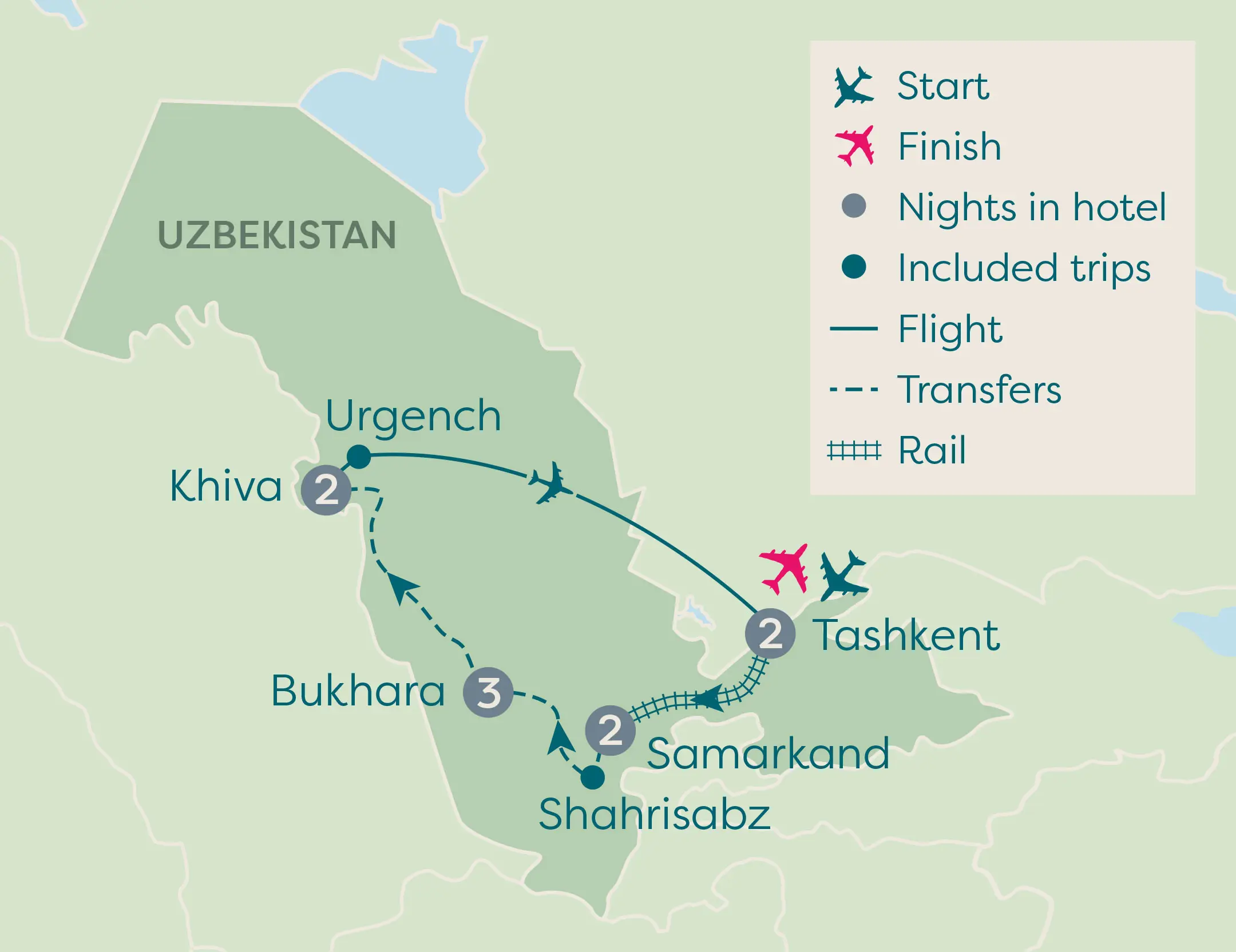 Silk Route Map