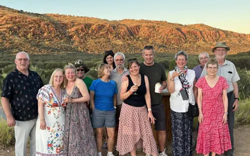 Group photo in Australia 