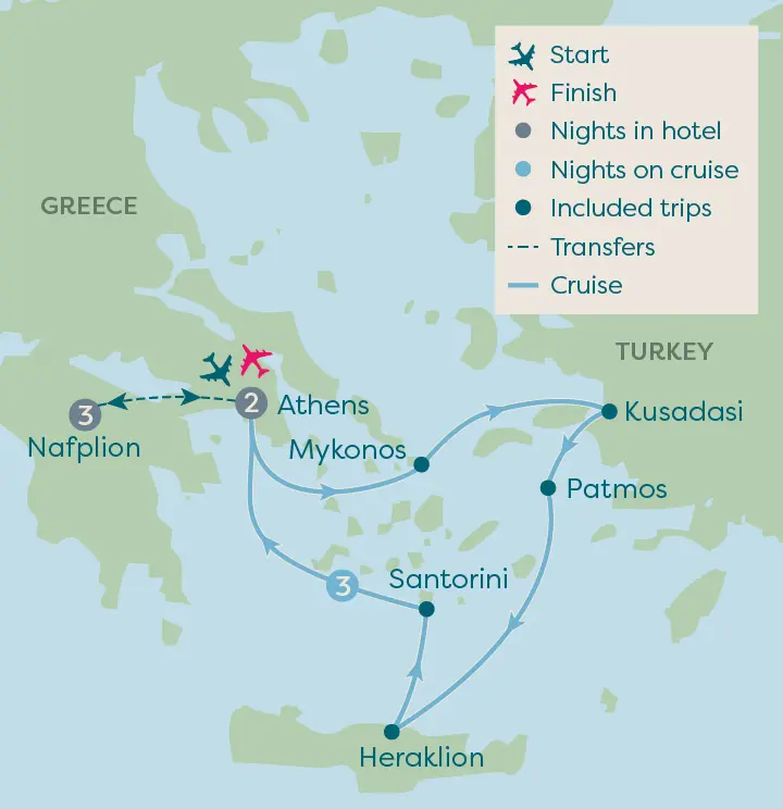 GREECE_AND_ICONIC_AEGEAN_ISLANDS Map